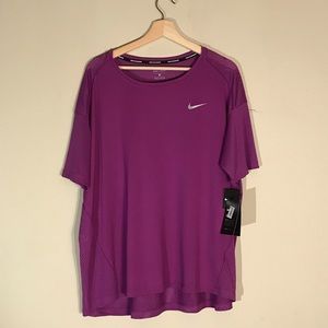Nike Plus Size Sheer Back Top